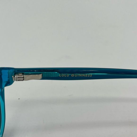 NEW LULU GUINESS BLACK & TEAL GLASSES L208 - Picture 6 of 10